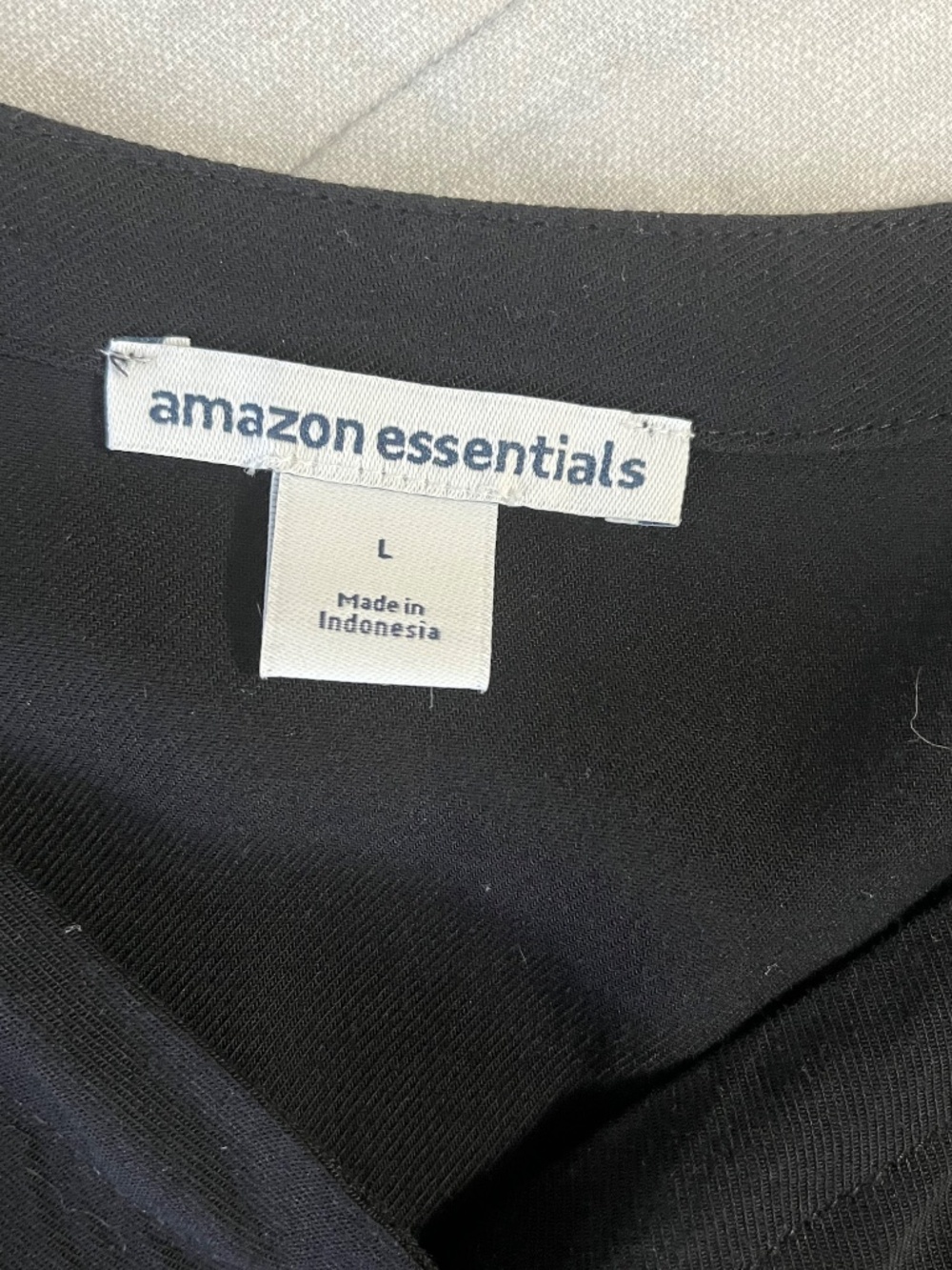 Amazon essentials short sleeve black dress size large - Picture 4 of 5
